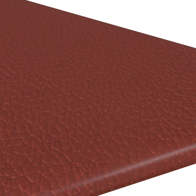 vidaXL 12 db bordó műbőr fali panel 30 x 30 cm 0,54 m²