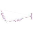 vidaXL 12 db rózsaszín bársony fali panel 30x30 cm 0,54 m²