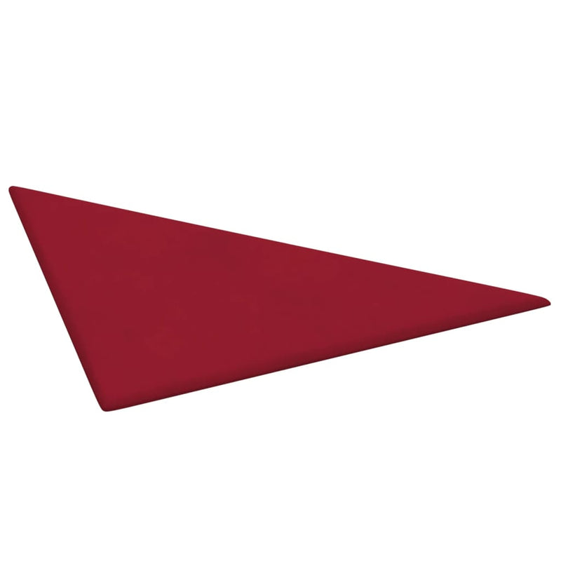 vidaXL 12 db bordó bársony fali panel 30x30 cm 0,54 m²