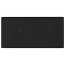 vidaXL 12 db fekete műbőr fali panel 30 x 15 cm 0,54 m²