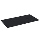 vidaXL Fali Fejtámla 12 pcs Fekete 30 x 15 cm Műbőr