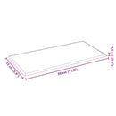 vidaXL Fali Fejtámla 12 pcs Piros 30 x 15 cm Műbőr