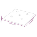 vidaXL 12 db piros műbőr fali panel 30 x 30 cm 1,08 m²