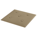 vidaXL Fali Fejtámla 12 pcs Cappuccino 30 x 30 cm Műbőr