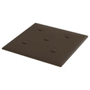 vidaXL Fali Fejtámla 12 pcs Barna 30 x 30 cm Műbőr