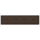 vidaXL 12 db barna műbőr fali panel 60 x 15 cm 1,08 m²