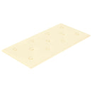 vidaXL Fali Fejtámla 12 pcs Krém 60 x 30 cm Műbőr