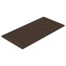 vidaXL Fali Fejtámla 12 pcs Barna 60 x 30 cm Műbőr