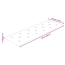 vidaXL 12 db krémszínű műbőr fali panel 90 x 30 cm 3,24 m²