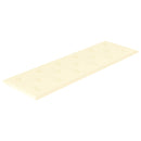 vidaXL Fali Fejtámla 12 pcs Krém 90 x 30 cm Műbőr