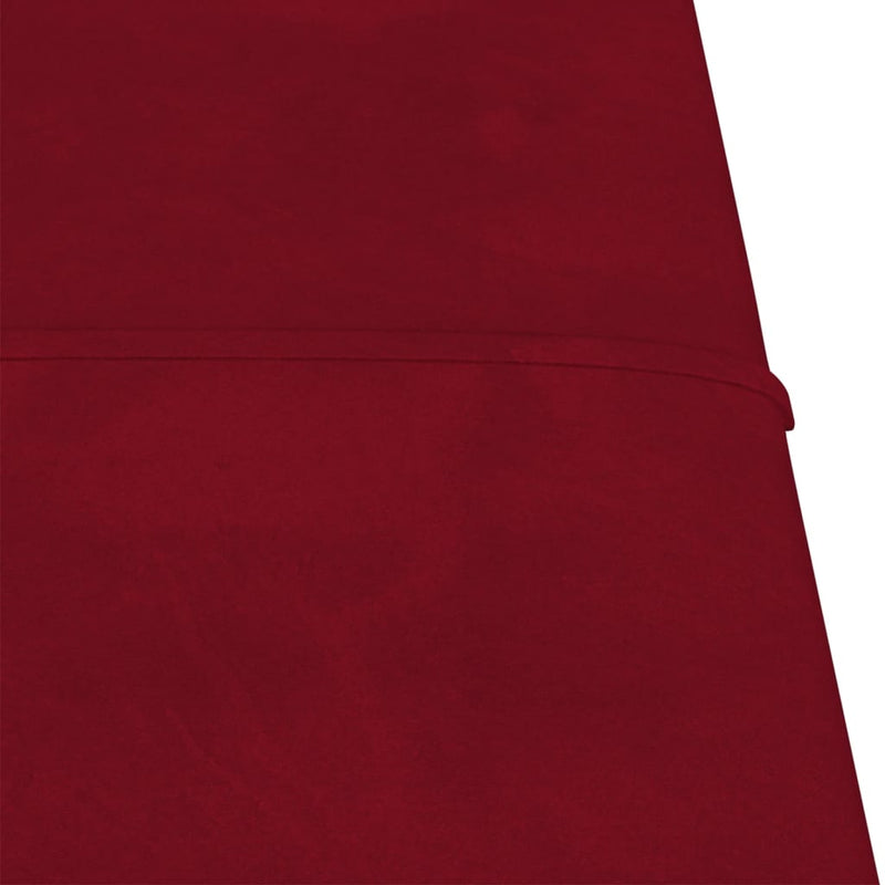 vidaXL 12 db bordó bársony fali panel 30 x 30 cm 1,08 m²
