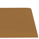 vidaXL Fali Fejtámla 12 pcs Barna 60 x 15 cm Bársony