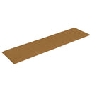 vidaXL Fali Fejtámla 12 pcs Barna 60 x 15 cm Bársony