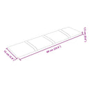vidaXL Fali Fejtámla 12 pcs Barna 60 x 15 cm Bársony