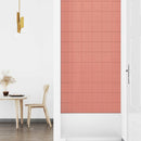 vidaXL Fali Fejtámla 12 pcs Rózsaszín 90 x 15 cm Bársony