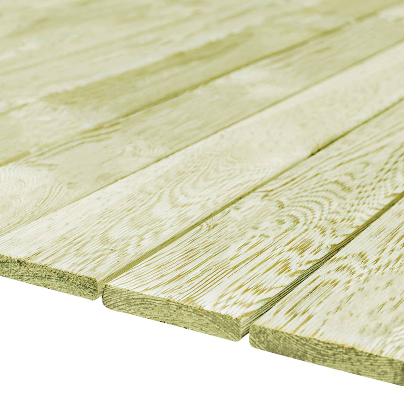 vidaXL 24 db impregnált tömör fenyőfa padlódeszka 2,88 m² 1 m