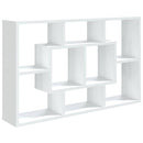 vidaXL fehér szerelt fa fali polc 85 x 16 x 52,5 cm