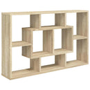 vidaXL sonoma tölgy szerelt fa fali polc 85 x 16 x 52,5 cm