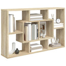 vidaXL sonoma tölgy szerelt fa fali polc 85 x 16 x 52,5 cm