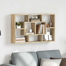 vidaXL sonoma tölgy szerelt fa fali polc 85 x 16 x 52,5 cm