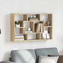 vidaXL sonoma tölgy szerelt fa fali polc 85 x 16 x 52,5 cm