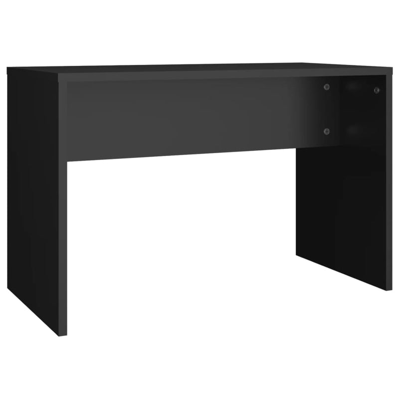 vidaXL fekete szerelt fa fésülködőszék 70 x 35 x 45 cm
