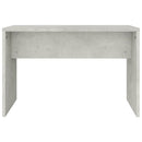 vidaXL betonszürke szerelt fa fésülködőszék 70 x 35 x 45 cm
