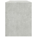 vidaXL betonszürke szerelt fa fésülködőszék 70 x 35 x 45 cm
