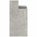 vidaXL betonszürke szerelt fa íróasztal LED-ekkel 97 x 45 x 90 cm