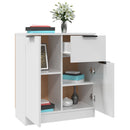 vidaXL fehér szerelt fa tálalóasztal 60 x 30 x 70 cm