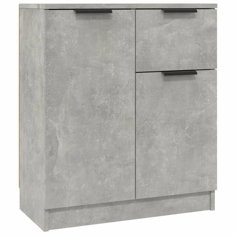 vidaXL betonszürke szerelt fa tálalóasztal 60 x 30 x 70 cm