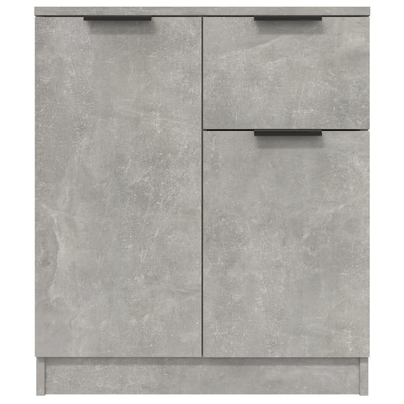 vidaXL betonszürke szerelt fa tálalóasztal 60 x 30 x 70 cm
