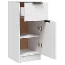 vidaXL 2 db fehér szerelt fa tálalószekrény 30 x 30 x 70 cm