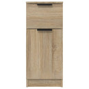 vidaXL 2 db sonoma tölgy színű szerelt fa tálalószekrény 30x30x70 cm