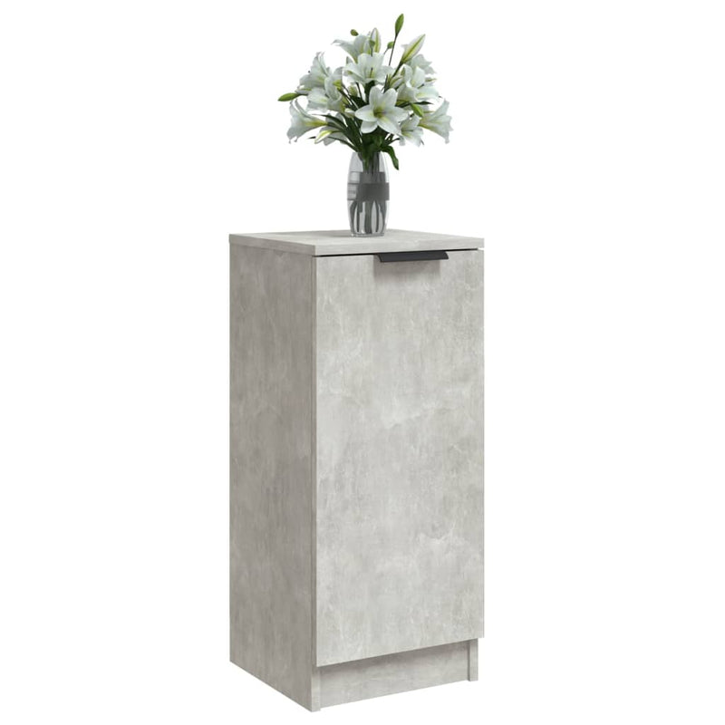vidaXL betonszürke szerelt fa tálalószekrény 30 x 30 x 70 cm