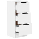 vidaXL fehér szerelt fa tálalóasztal 30 x 30 x 70 cm