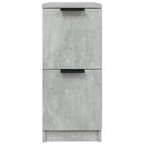 vidaXL 2 db betonszürke szerelt fa tálalószekrény 30 x 30 x 70 cm