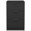 vidaXL fekete éjjeliszekrény 40 x 36 x 65 cm