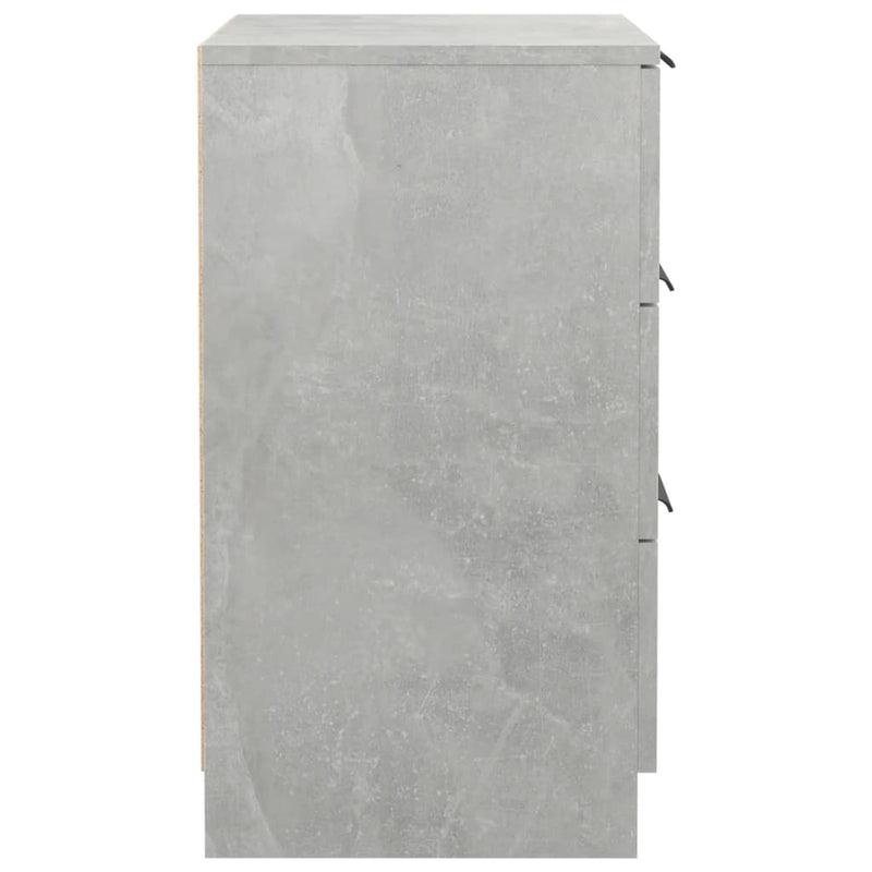 vidaXL betonszürke éjjeliszekrény 40 x 36 x 65 cm