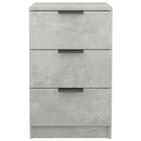 vidaXL 2 db betonszürke éjjeliszekrény 40 x 36 x 65 cm