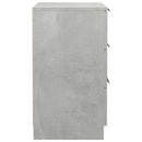 vidaXL 2 db betonszürke éjjeliszekrény 40 x 36 x 65 cm