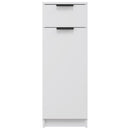 vidaXL fehér szerelt fa fürdőszobaszekrény 32 x 33,5 x 90 cm