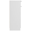 vidaXL fehér szerelt fa fürdőszobaszekrény 32 x 33,5 x 90 cm