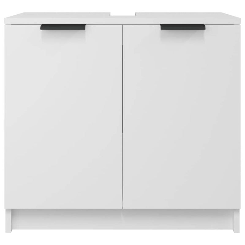 vidaXL fehér szerelt fa fürdőszobaszekrény 64,5 x 33,5 x 59 cm