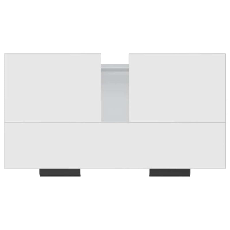 vidaXL fehér szerelt fa fürdőszobaszekrény 64,5 x 33,5 x 59 cm