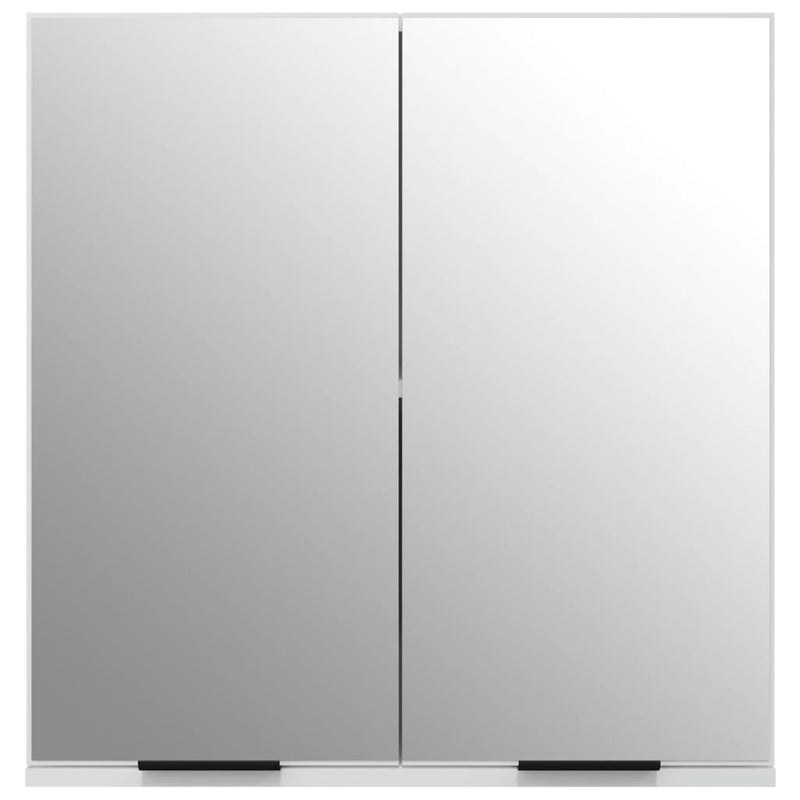 vidaXL fehér tükrös fürdőszobaszekrény 64 x 20 x 67 cm