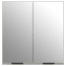 vidaXL betonszürke tükrös fürdőszobaszekrény 64 x 20 x 67 cm