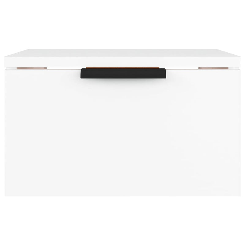 vidaXL 2 db fehér falra szerelhető éjjeliszekrény 34 x 30 x 20 cm