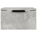 vidaXL 2 db betonszürke falra szerelhető éjjeliszekrény 34x30x20 cm