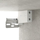 vidaXL 2 db betonszürke falra szerelhető éjjeliszekrény 34x30x20 cm